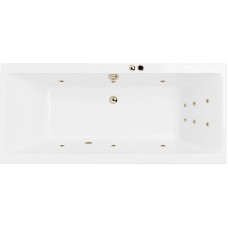 Акриловая ванна Excellent Pryzmat 180x80 WAEX.PRY18.LINE.BR с гидромассажем