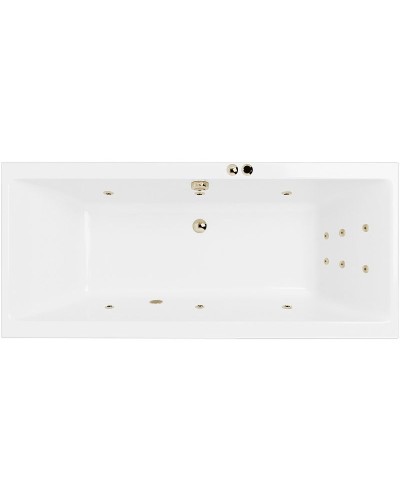 Акриловая ванна Excellent Pryzmat 180x80 WAEX.PRY18.LINE.BR с гидромассажем