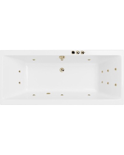 Акриловая ванна Excellent Pryzmat 180x80 WAEX.PRY18.SMART.BR с гидромассажем