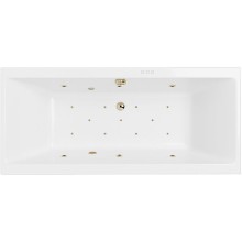 Акриловая ванна Excellent Pryzmat Slim 160x75 WAEX.PRY16S.RELAX.BR с гидромассажем