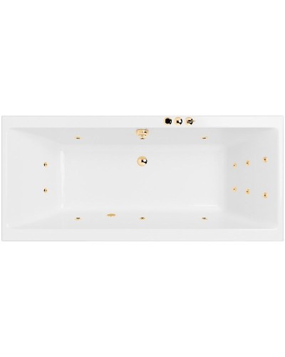 Акриловая ванна Excellent Pryzmat Slim 160x75 WAEX.PRY16S.SMART.GL с гидромассажем