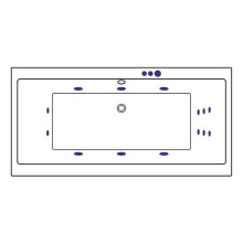 Акриловая ванна Excellent Pryzmat Slim 160x75 WAEX.PRY16S.SMART.BR с гидромассажем