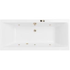 Акриловая ванна Excellent Pryzmat Slim 160x75 WAEX.PRY16S.SOFT.BR с гидромассажем