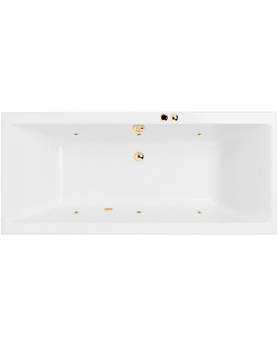 Акриловая ванна Excellent Pryzmat Slim 170x75 WAEX.PRY17S.SOFT.GL с гидромассажем