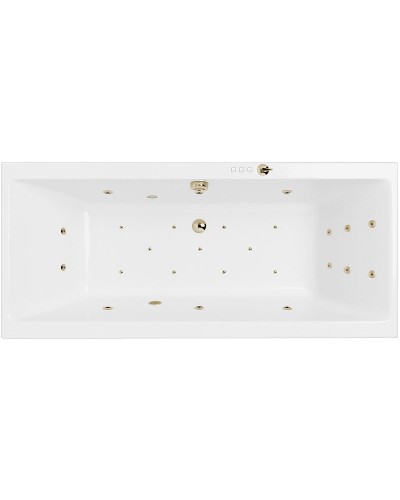 Акриловая ванна Excellent Pryzmat Slim 180x80 WAEX.PRY18S.ULTRA.BR с гидромассажем