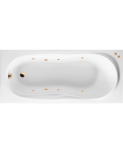 Акриловая ванна Excellent Sekwana 170x75 WAEX.SEK17.SOFT.GL с гидромассажем