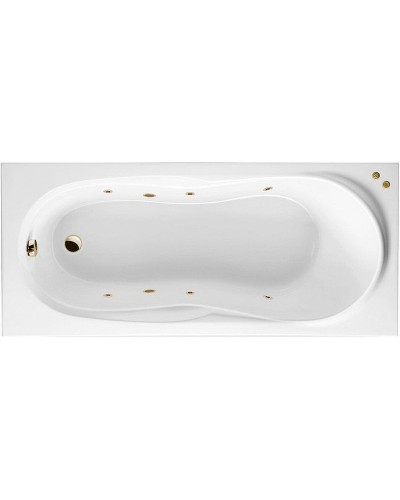 Акриловая ванна Excellent Sekwana 170x75 WAEX.SEK17.SOFT.BR с гидромассажем