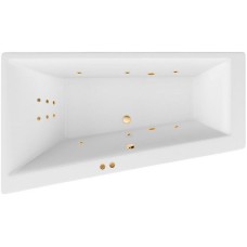 Акриловая ванна Excellent Sfera 170x100 L WAEX.SFL17.LINE.GL с гидромассажем