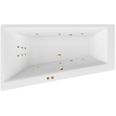 Акриловая ванна Excellent Sfera 170x100 L WAEX.SFL17.LINE.BR с гидромассажем