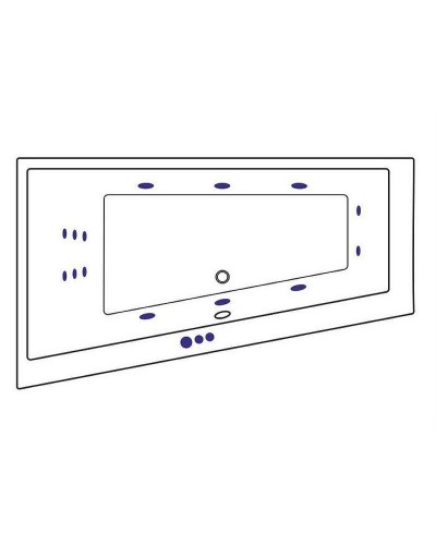 Акриловая ванна Excellent Sfera 170x100 L WAEX.SFL17.SMART.GL с гидромассажем