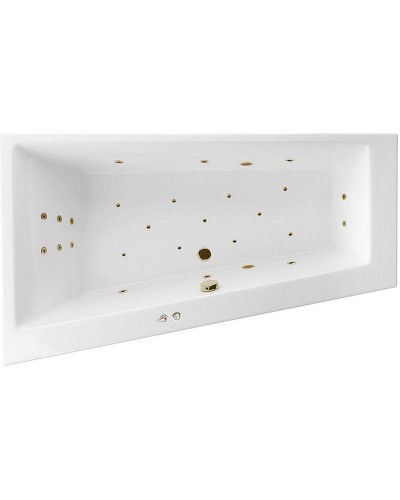 Акриловая ванна Excellent Sfera 170x100 L WAEX.SFL17.ULTRA.BR с гидромассажем