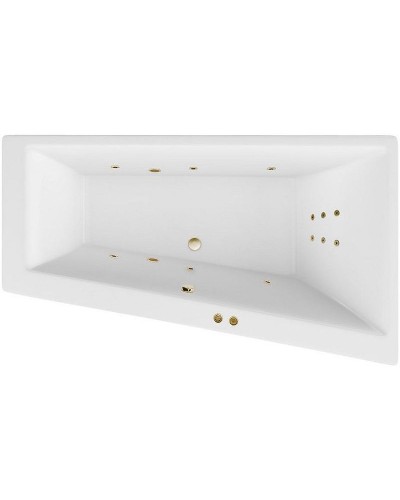 Акриловая ванна Excellent Sfera 170x100 R WAEX.SFP17.LINE.BR с гидромассажем