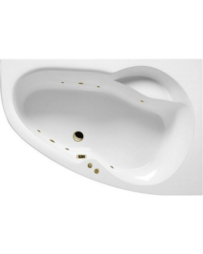 Акриловая ванна Excellent Newa 160x95 R WAEX.NEP16.SOFT.BR с гидромассажем