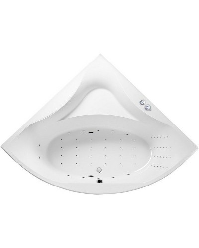 Акриловая ванна Excellent Glamour 150x150 WAEX.GLA15.NANO.CR с гидромассажем