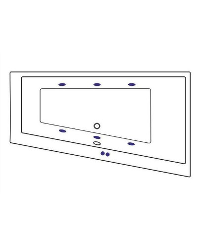 Акриловая ванна Excellent Sfera 170x100 R WAEX.SFP17.SOFT.BR с гидромассажем