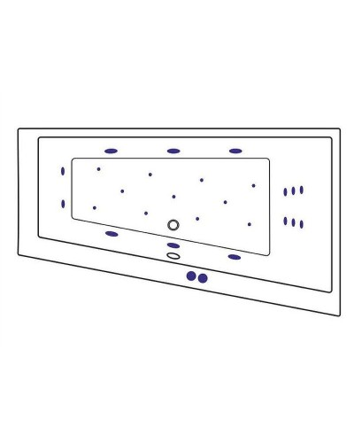 Акриловая ванна Excellent Sfera 170x100 R WAEX.SFP17.ULTRA.GL с гидромассажем