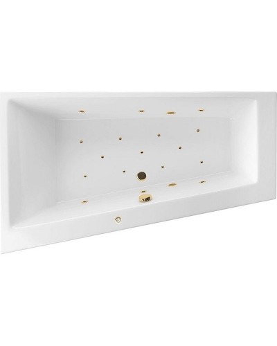 Акриловая ванна Excellent Sfera Slim 170x100 L WAEX.SFL17S.RELAX.GL с гидромассажем