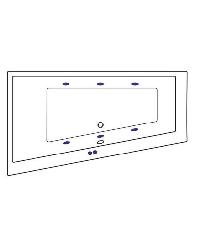 Акриловая ванна Excellent Sfera Slim 170x100 L WAEX.SFL17S.SOFT.GL с гидромассажем