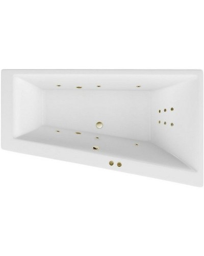 Акриловая ванна Excellent Sfera Slim 170x100 R WAEX.SFP17S.LINE.BR с гидромассажем