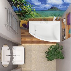 Акриловая ванна Vagnerplast Veronela 160x105 R VPBA160VEA3PX-04 без гидромассажа