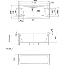 Акриловая ванна Creto Elite 180х80 11-18080 без гидромассажа