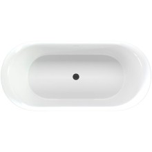 Акриловая ванна Aquanet Family Smart 88778-GW-MB 170x78 293083 Черная матовая без гидромассажа