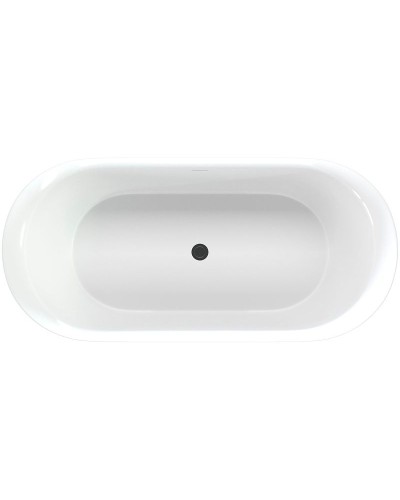 Акриловая ванна Aquanet Family Smart 88778-GW-MB 170x78 293083 Черная матовая без гидромассажа