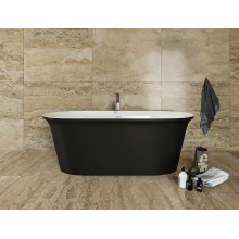 Акриловая ванна Aquanet Family Smart 88778-GW-MB 170x78 293083 Черная матовая без гидромассажа