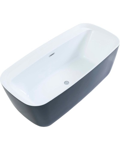 Акриловая ванна Aquanet Family Fine 95778-MW-MB 170x78 293080 Черная матовая без гидромассажа