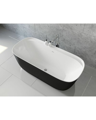 Акриловая ванна Aquanet Family Fine 95778-MW-MB 170x78 293080 Черная матовая без гидромассажа