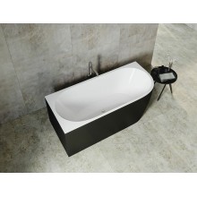 Акриловая ванна Aquanet Family Elegant A 3805-N-GW-MB 180x80 293076 Черная матовая без гидромассажа