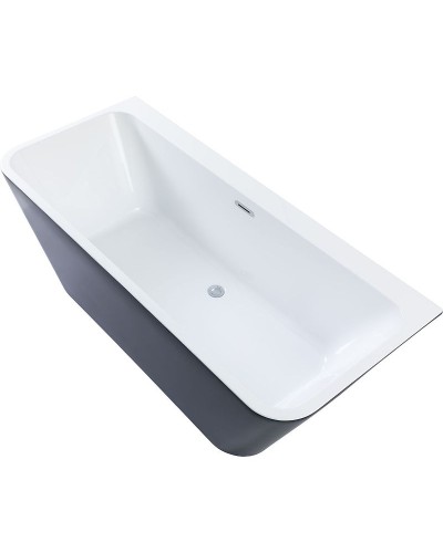 Акриловая ванна Aquanet Family Perfect 13775-GW-MB 170x75 292986 Черная матовая без гидромассажа