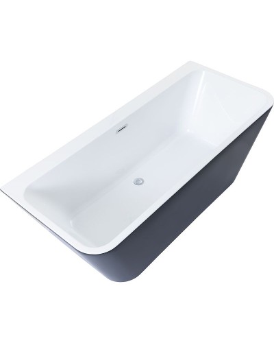 Акриловая ванна Aquanet Family Perfect 13775-GW-MB 170x75 292986 Черная матовая без гидромассажа