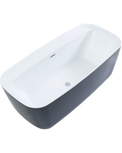 Акриловая ванна Aquanet Family Fine 95778-GW-MB 170x78 292985 Черная матовая без гидромассажа