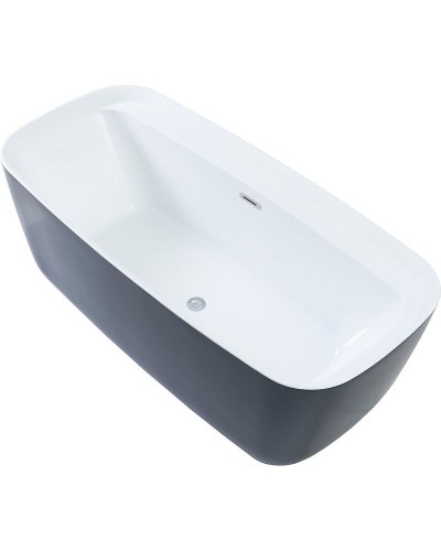 Акриловая ванна Aquanet Family Fine 95778-GW-MB 170x78 292985 Черная матовая без гидромассажа