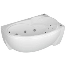 Акриловая ванна Aquatek Бетта 160x97 R BET160-0000001 с гидромассажем с фронтальной панелью с каркасом (разборный) со слив-переливом