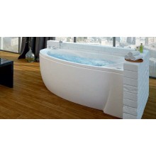 Акриловая ванна Aquatek Бетта 170x97 R BET170-0000009 с гидромассажем с фронтальной панелью с каркасом (разборный) со слив-переливом