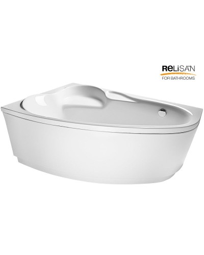 Акриловая ванна Relisan Ariadna 150x100 L Гл000000533 без гидромассажа