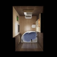 Акриловая ванна 160х100 см L 1Marka Diana 01ди1610л