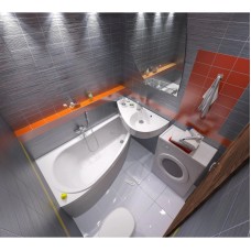 Акриловая ванна 150х75 см 1Marka Piccolo L 01пк1770л