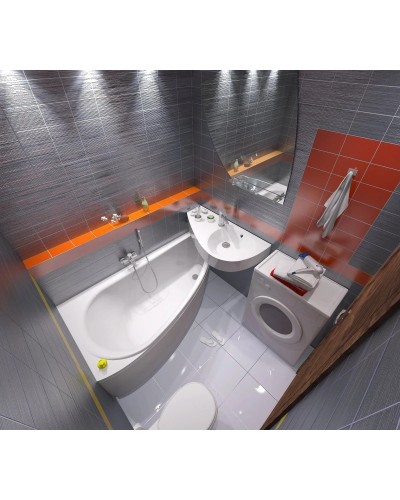 Акриловая ванна 150х75 см 1Marka Piccolo L 01пк1770л