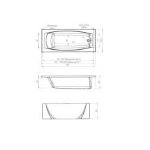 Акриловая ванна 193х81 см Marka One Pragmatika 01пр19380
