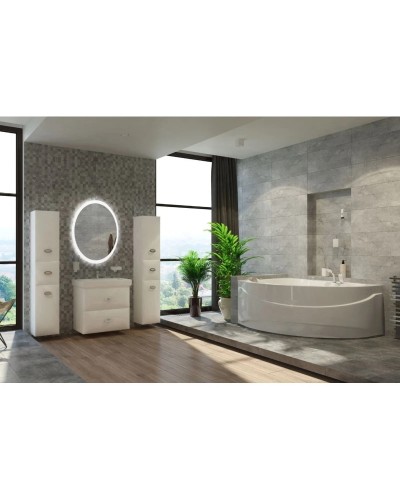 Акриловая ванна 160х110 см L 1Marka Catania 01кт1610л