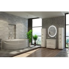 Акриловая ванна 160х110 см R 1Marka Catania 01кт1610п