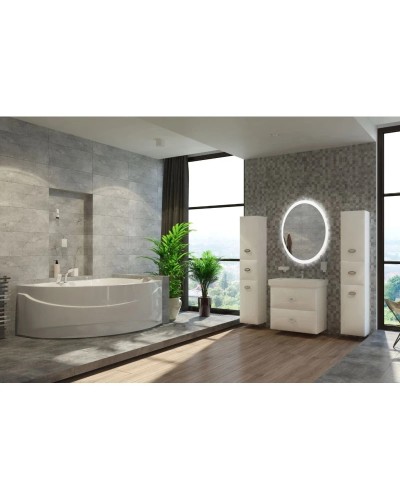 Акриловая ванна 160х110 см R 1Marka Catania 01кт1610п