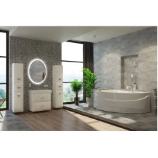 Акриловая ванна 150х105 см L 1Marka Catania 01кт1510л