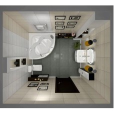 Акриловая ванна 150х150 см Marka One Afrodita 01аф1515