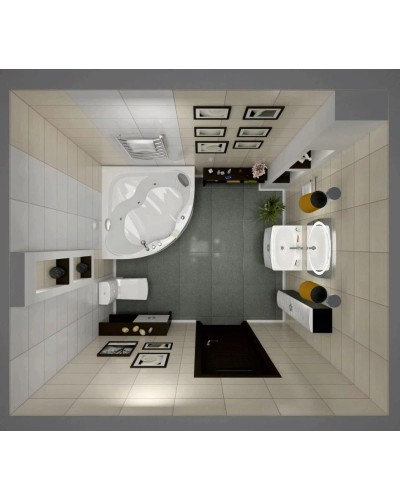 Акриловая ванна 150х150 см Marka One Afrodita 01аф1515