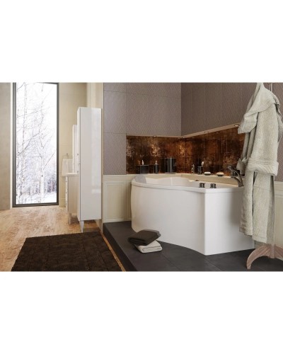 Акриловая ванна 150х94 см L Marka One Gracia 01гр1590л