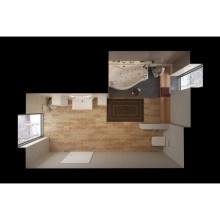 Акриловая ванна 150х94 см L Marka One Gracia 01гр1590л